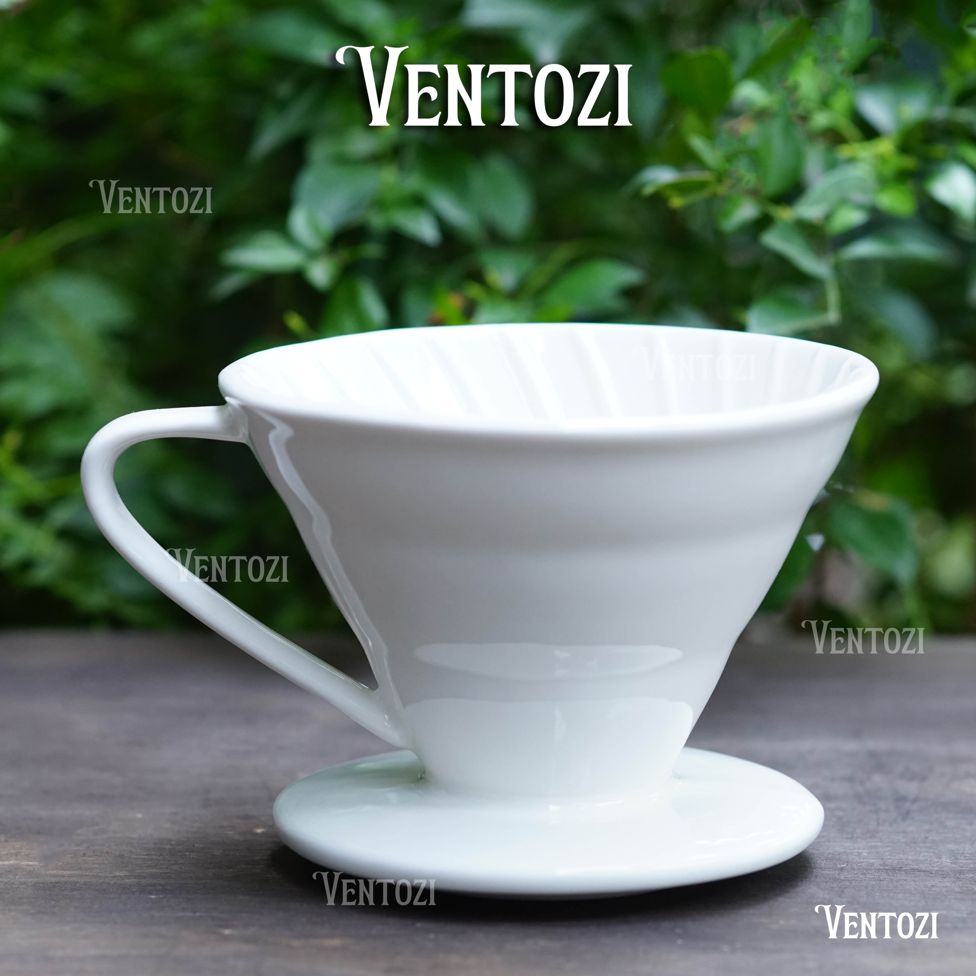 Phễu V60, phễu pha cà phê V60 bằng sứ pha Pour Over