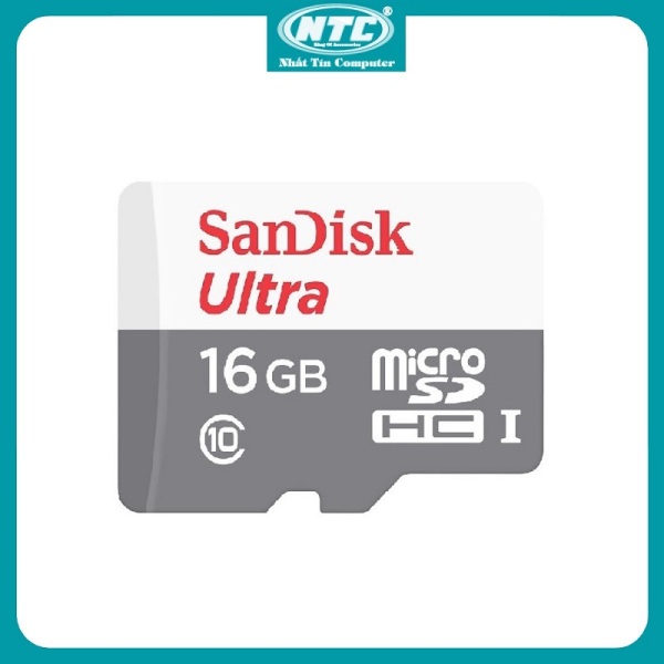 Thẻ nhớ MicroSDHC SanDisk Ultra 533X 32GB / 64GB / 16GB 80MB/s (Bạc) - Không Box - Nhất Tín Computer