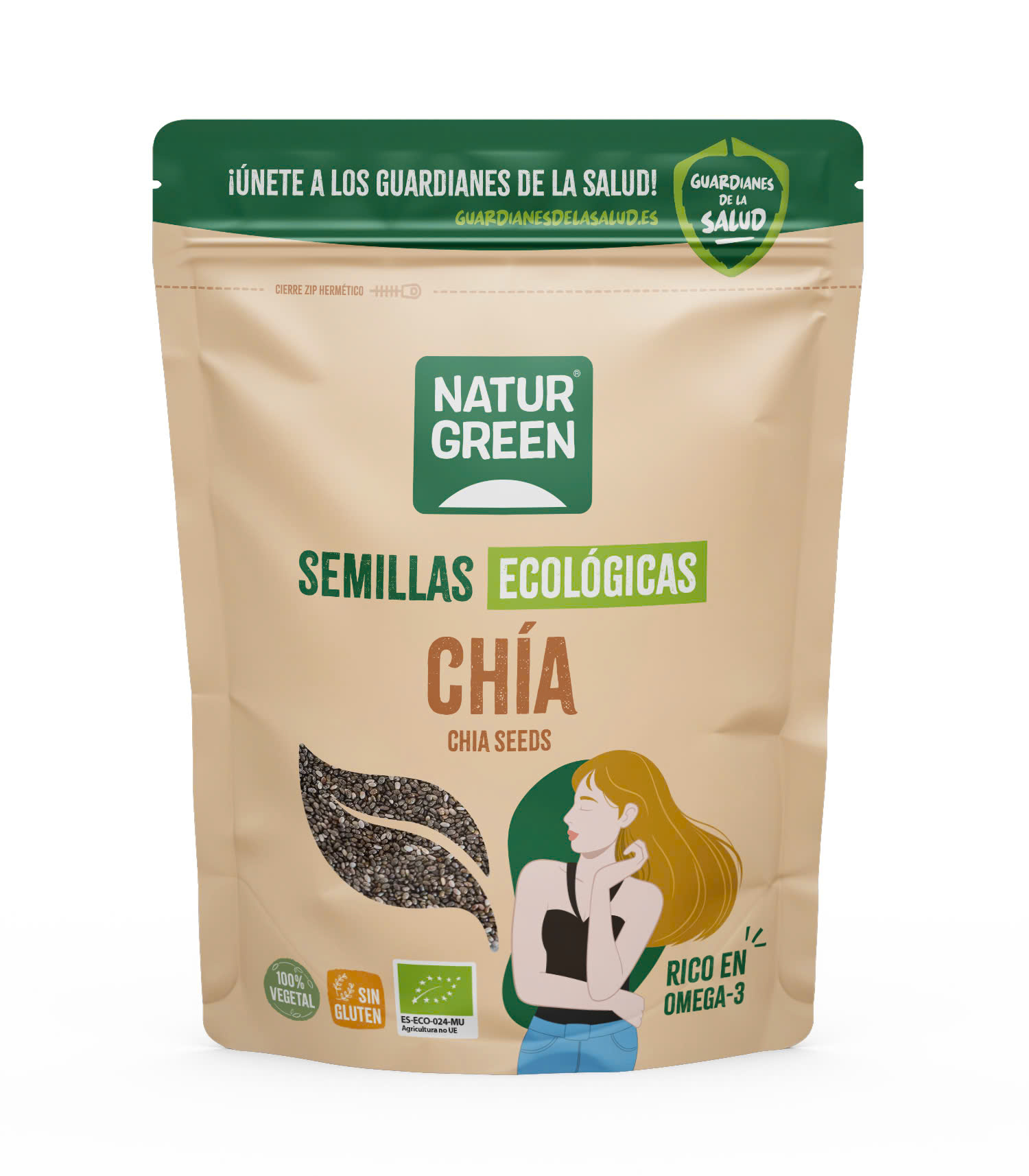 Hạt Chia Hữu Cơ NaturGreen