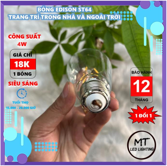 [HCM]Đèn led Edison ST64