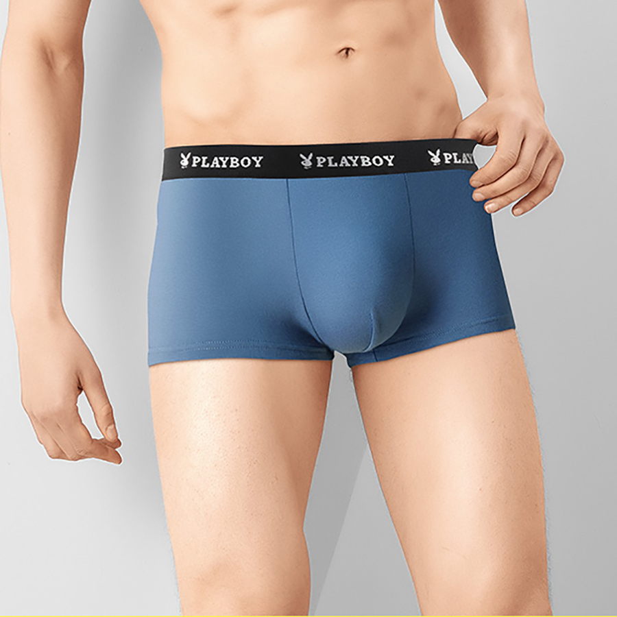 Set 4 quần boxer nam kháng khuẩn PlayBoy cao cấp