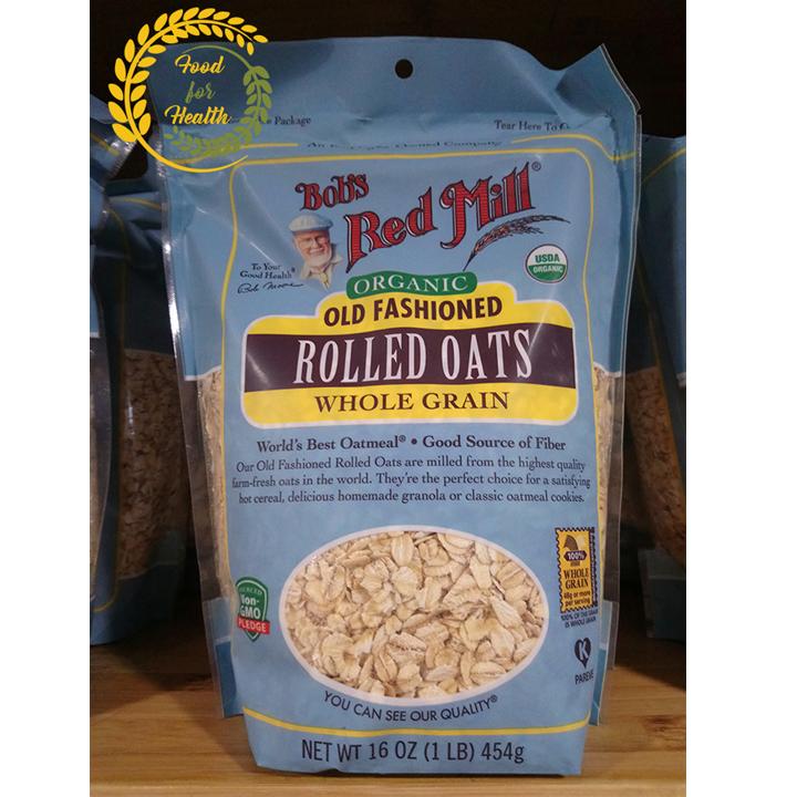 Yến mạch hữu cơ cán vừa Bob's Red Mill 454g