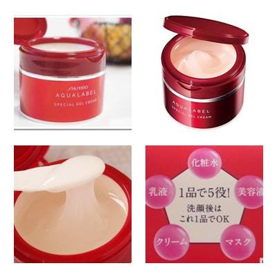 Kem Dưỡng Da Shiseido Aqualabel Đỏ Của Nhật