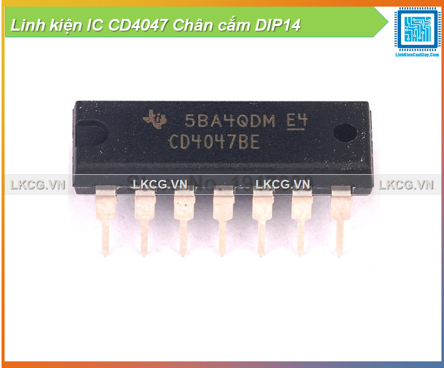 Linh kiện IC CD4047 Chân cắm DIP14