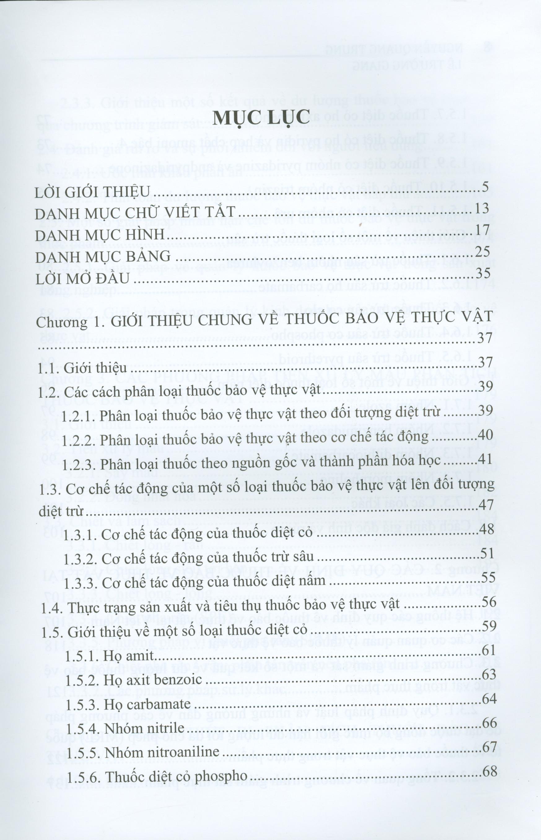 Phân tích thuốc bảo vệ thực vật trong thực phẩm