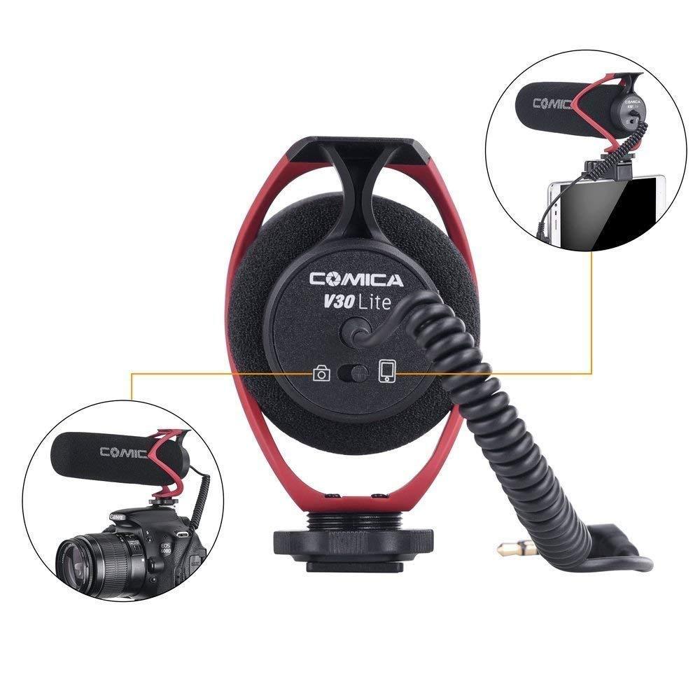 Comica CVM-V30 LITE - Micro shortgun cho điện thoại, máy ảnh