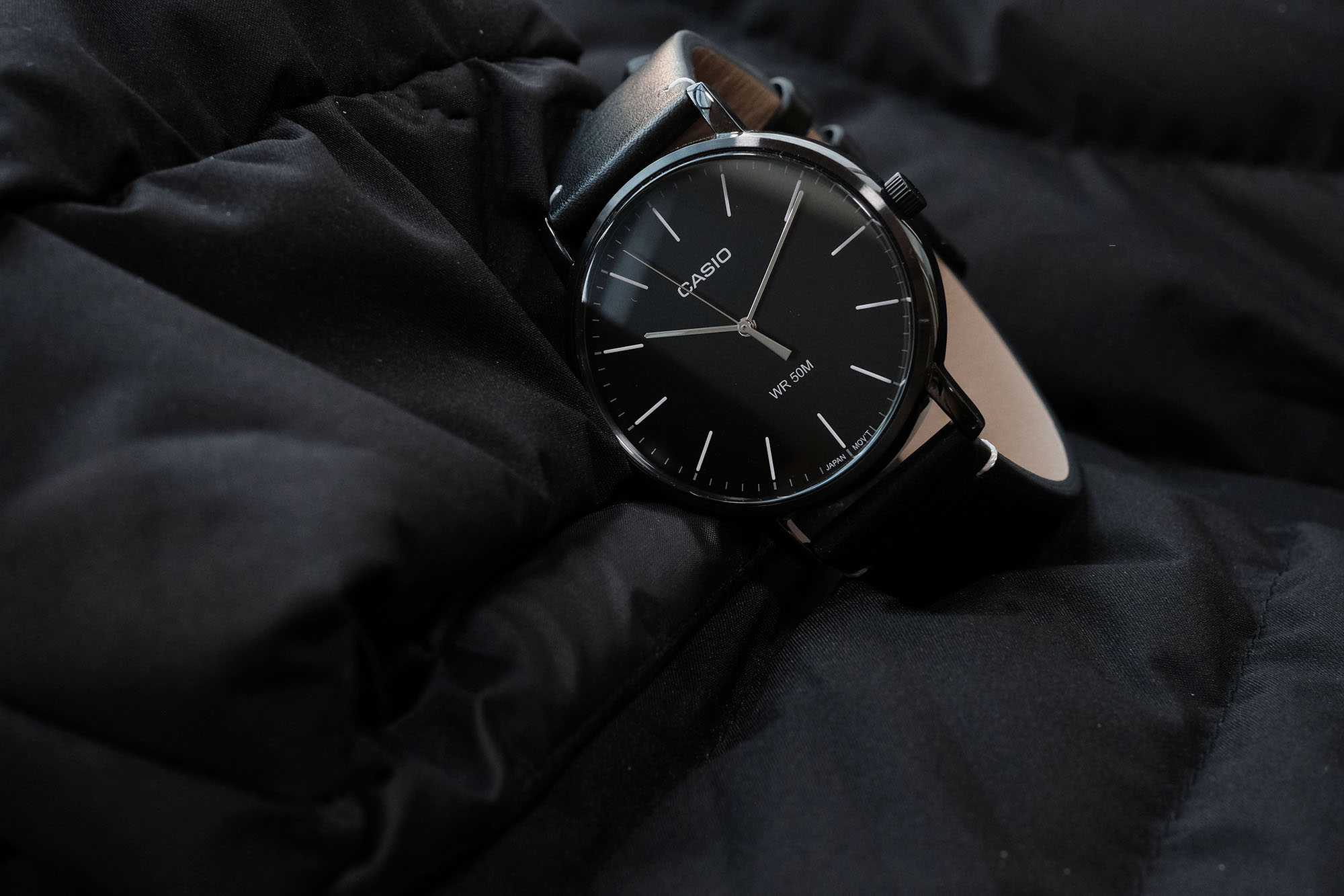 Đồng hồ nam dây da Casio Anh Khuê MTP-E171BL-1EVDF