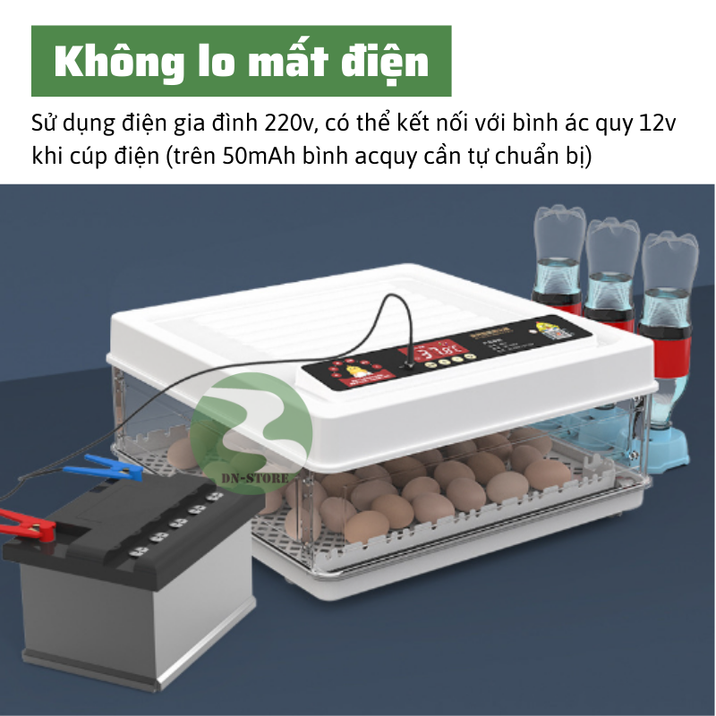 Máy ấp trứng gà tự động mini đảo trứng thay nước MAT01