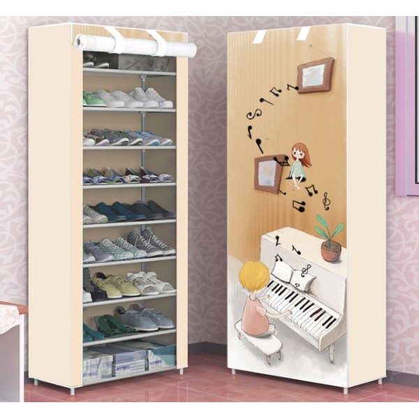 [HCM]Tủ Giày 10 Tầng 3D