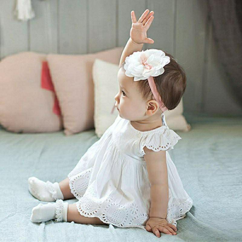 Băng đô bông hoa dễ thương cho bé gái