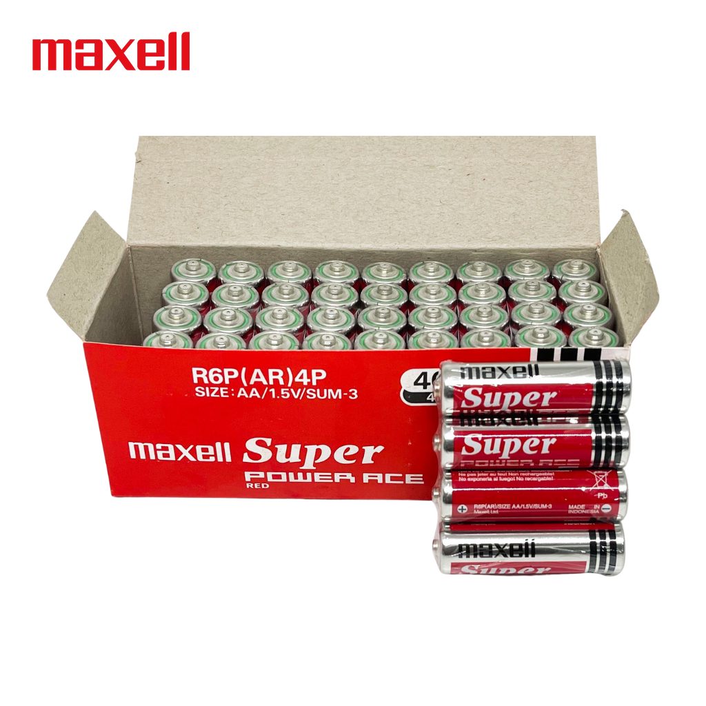 Hộp Pin AA ( Pin Tiểu ) Maxell 1,5V Siêu Bền - Hàng nhập khẩu
