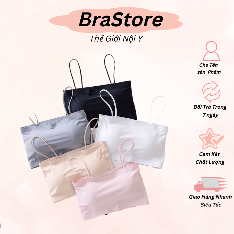 Áo Bra Quây Trơn 2 Dây [ Brastore]