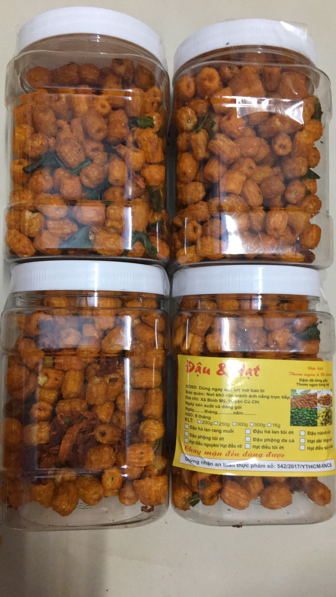 300g NUI SẤY KHÔ BÒ LÁ CHANH