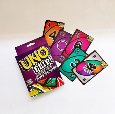 Bài UNO FLIP 112 lá Đồ chơi trẻ em thẻ bài Boardgame