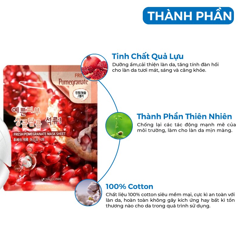 Mặt nạ dưỡng da 3W clinic