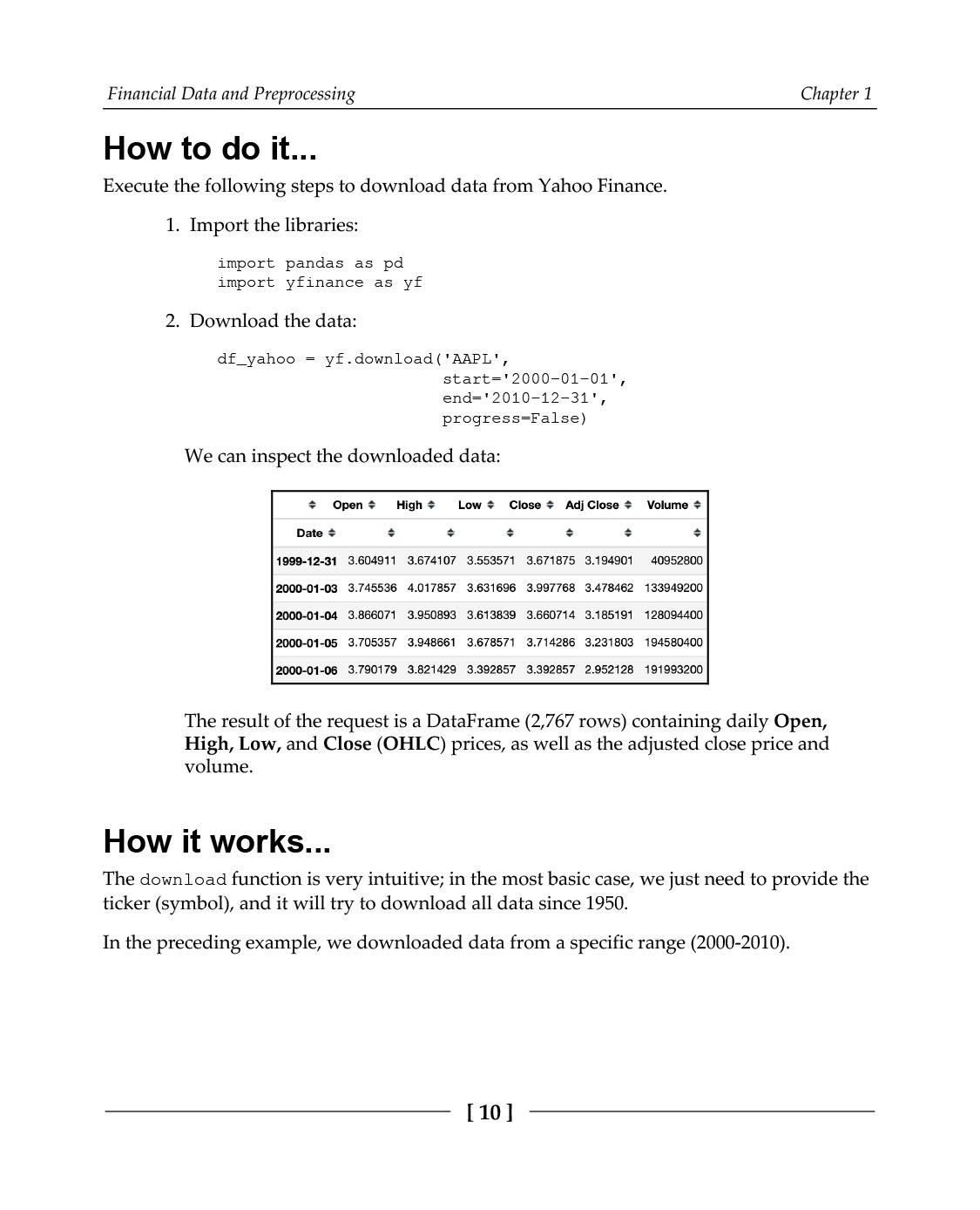Python for Finance Cookbook Over 50 recipes for applying modern Python
