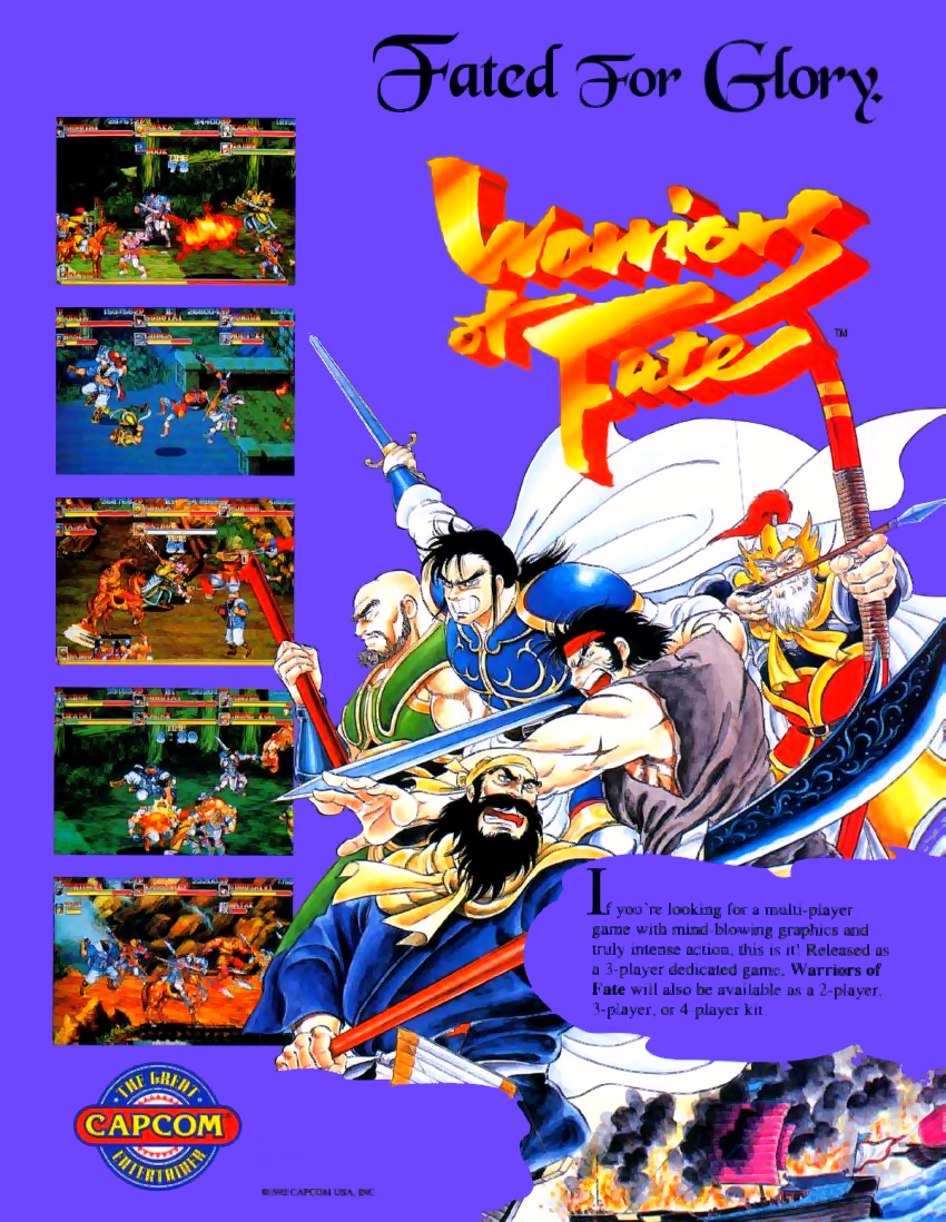 game ps1 warrior of fate ( tam quoc chi )
