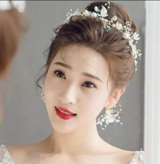 Bộ cài tóc  cô dâu