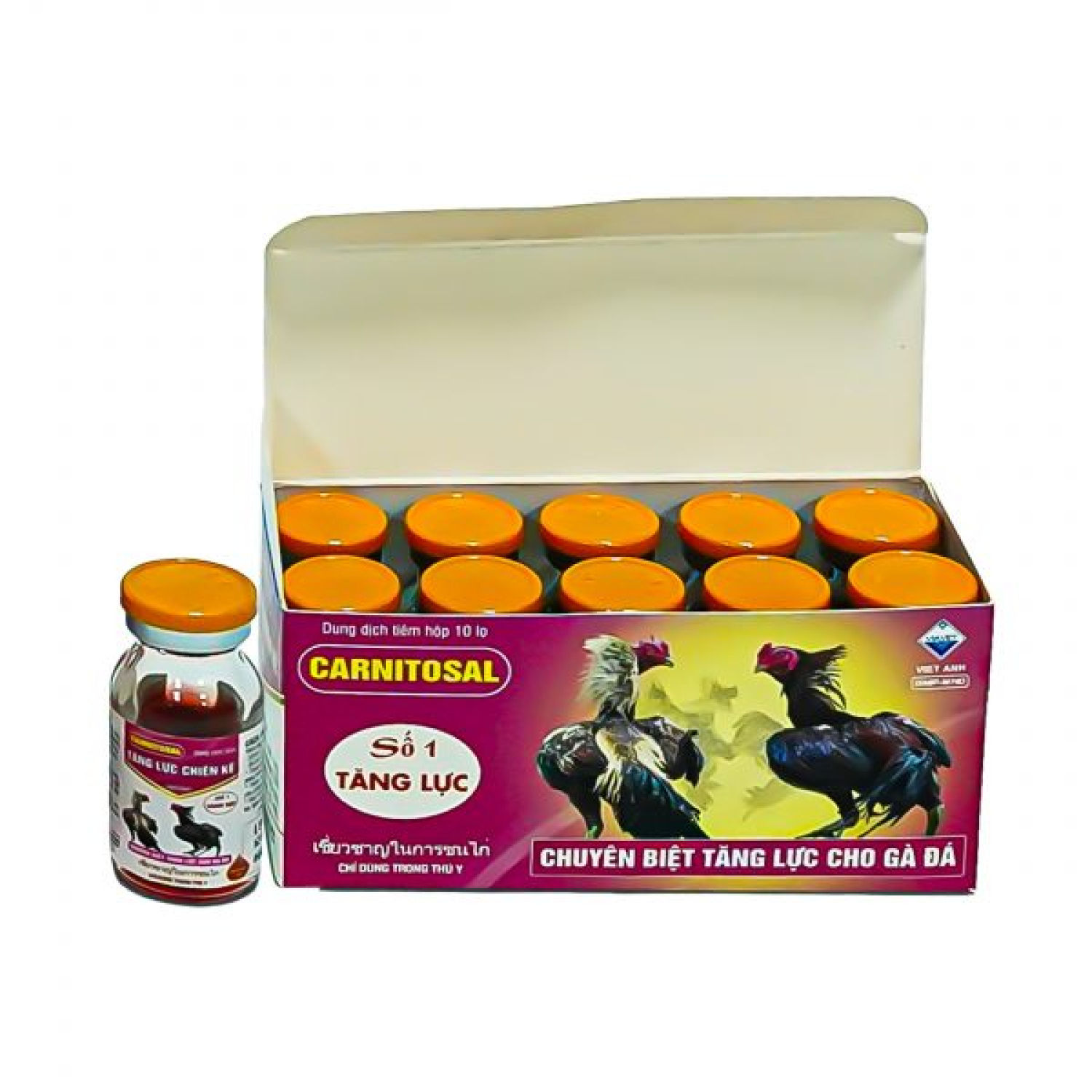 Tăng lực gà đá CARNITOSAL chai 10ml
