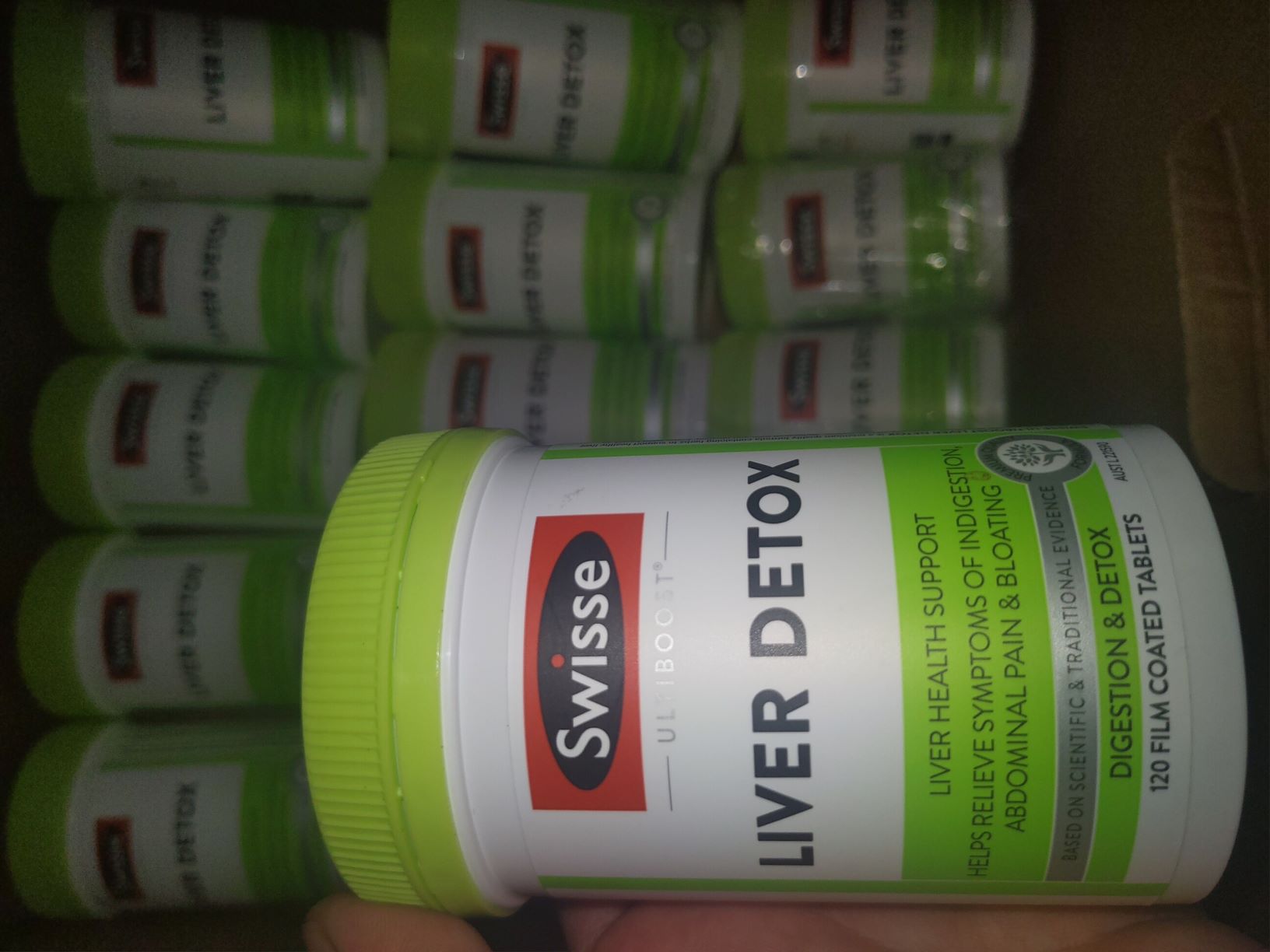[Bill Úc] Swisse Ultiboost Liver Detox 200 Tablets - Viên uống bổ gan & thải độc gan Swisse Liver Detox 200 viên
