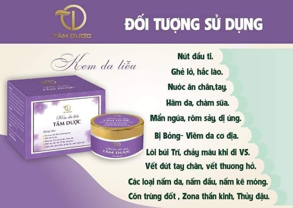 Kem da liễu Tâm Dược
