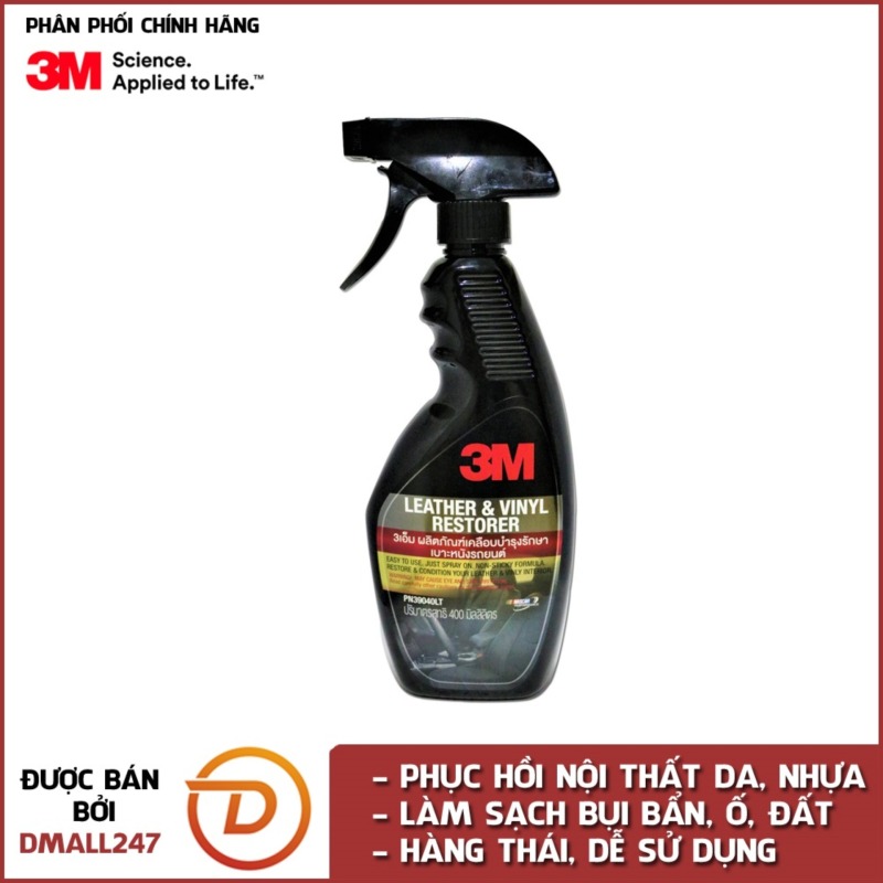 Chai xịt chăm sóc và bảo dưỡng nội thất ô tô 3M 39040LT