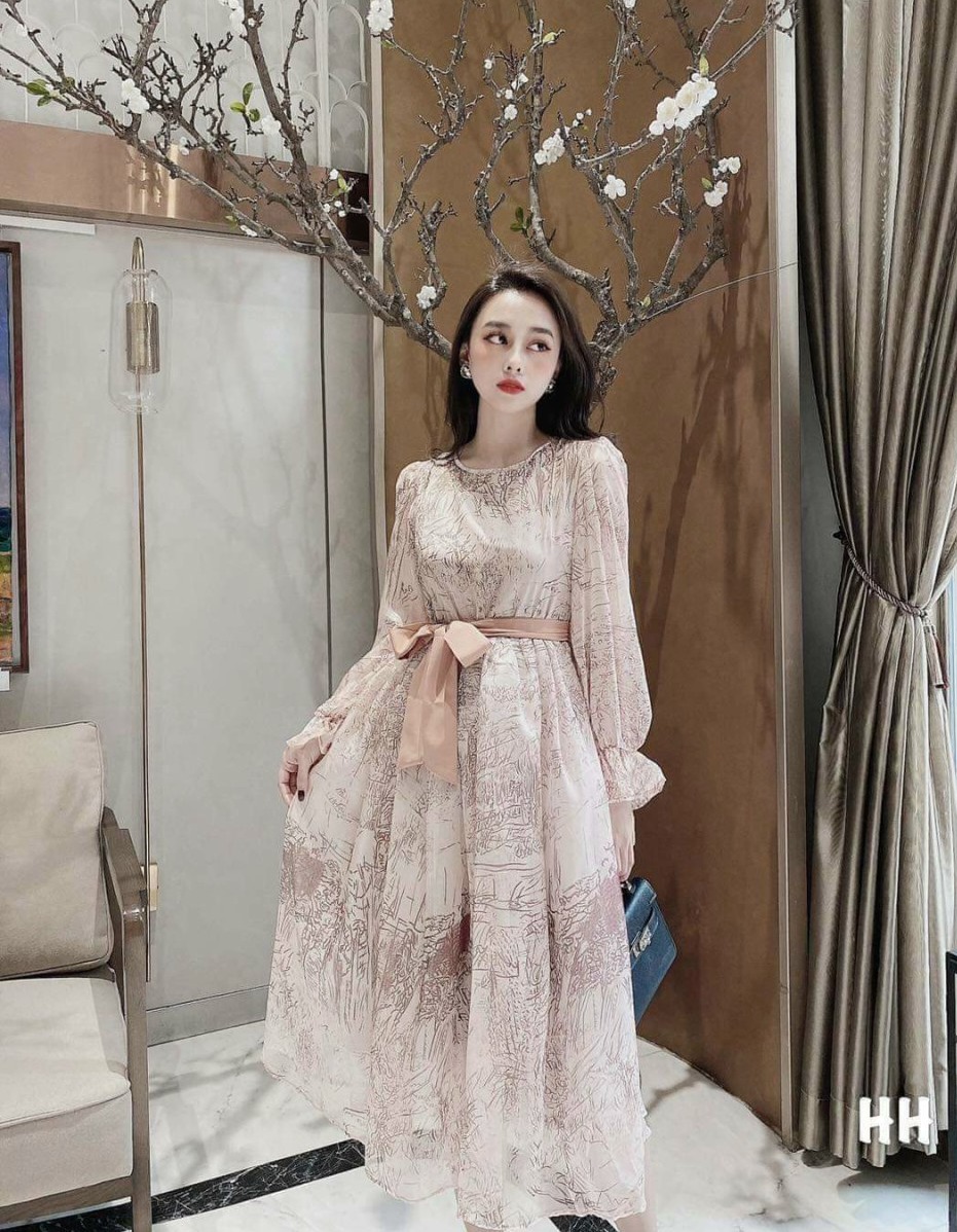 Đầm, váy suông dáng dài chất xốp nhăn cao cấp-váy bầu mùa hè giá rẻ-đầm bầu đẹp