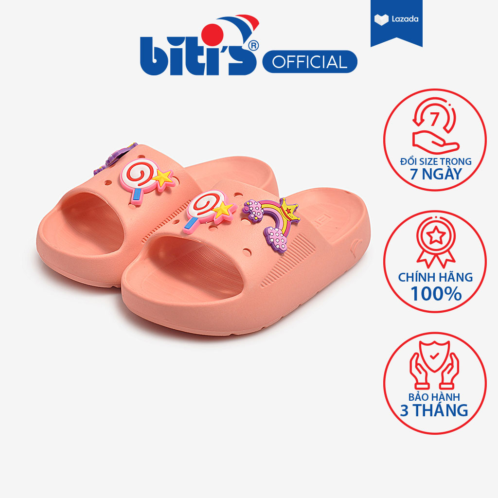 Dép Eva Phun Bé Gái Biti's E-Cloud BEG001801HOG (Hồng)