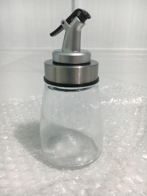 Chai thủy tinh 180ml rót dầu, đựng gia vị, nước chấm