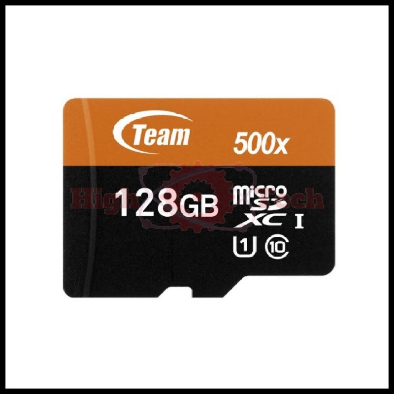 Thẻ nhớ microSDXC Team 128GB 500x upto 80MB-s class 10 UHS-I kèm Adapter