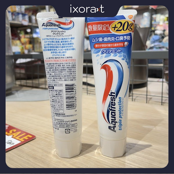 Kem đánh răng Aquafresh 140g hàng Nhật