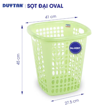 Sọt nhựa Oval Loại Đại Duy Tân - KT - 41 x 41 x 45cm