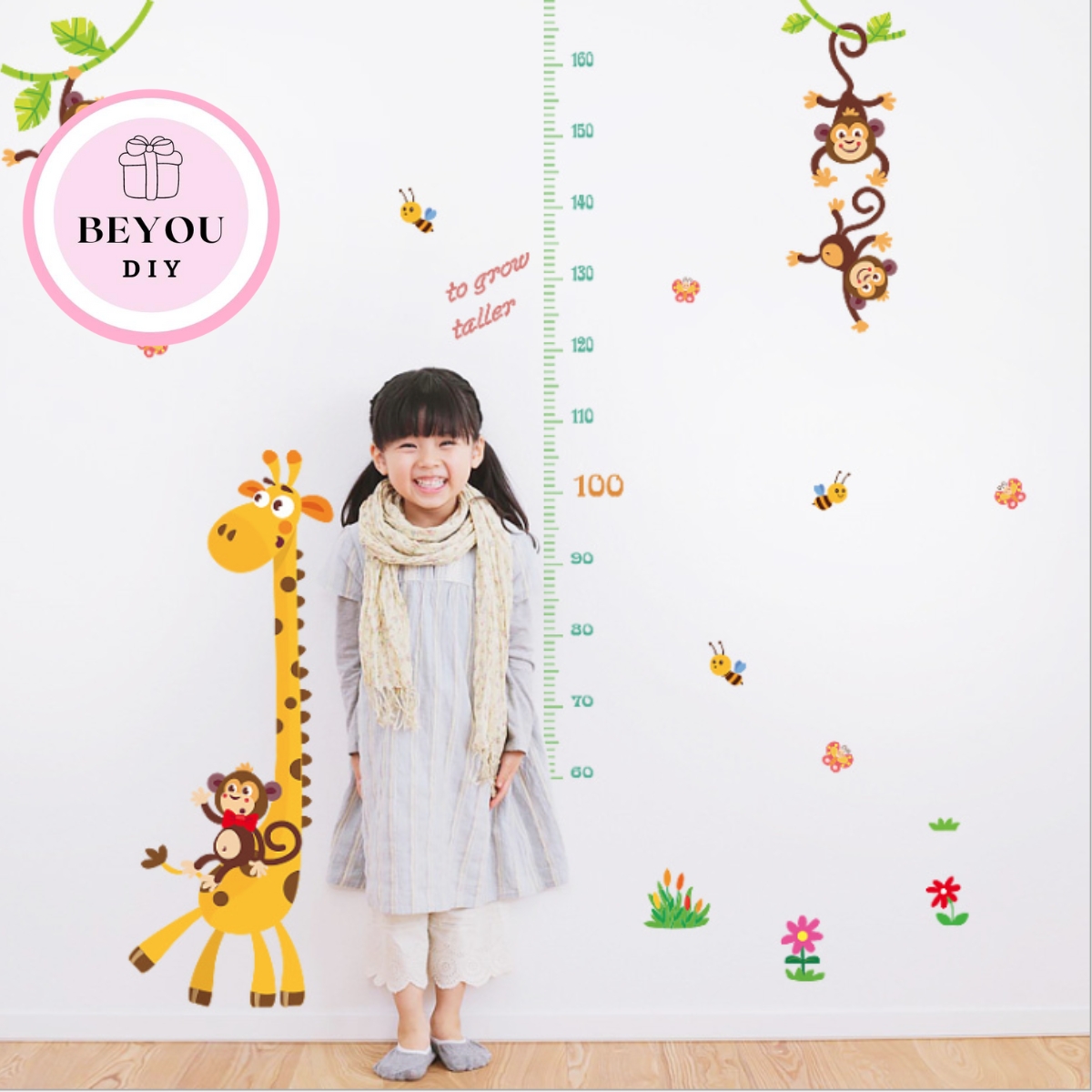 Decal wall stickers retired high neck-decoration bedroom decor living room-Beyou