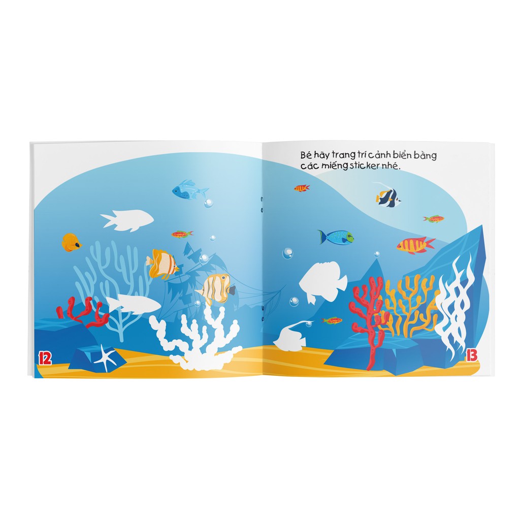 Combo 3 quyển Miếng dán Thông minh cho bé - My First Sticker Book