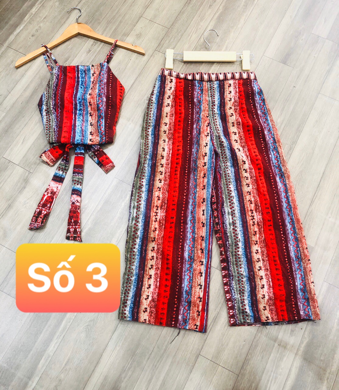 Set yếm thổ cẩm + Ảnh thật