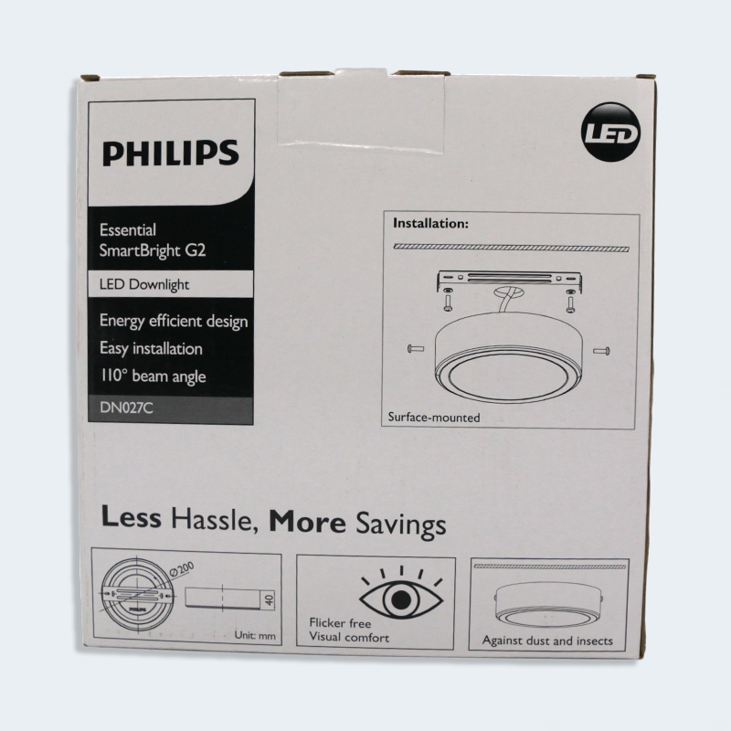 Đèn LED tròn Lắp Nổi 200mm 18W Philips