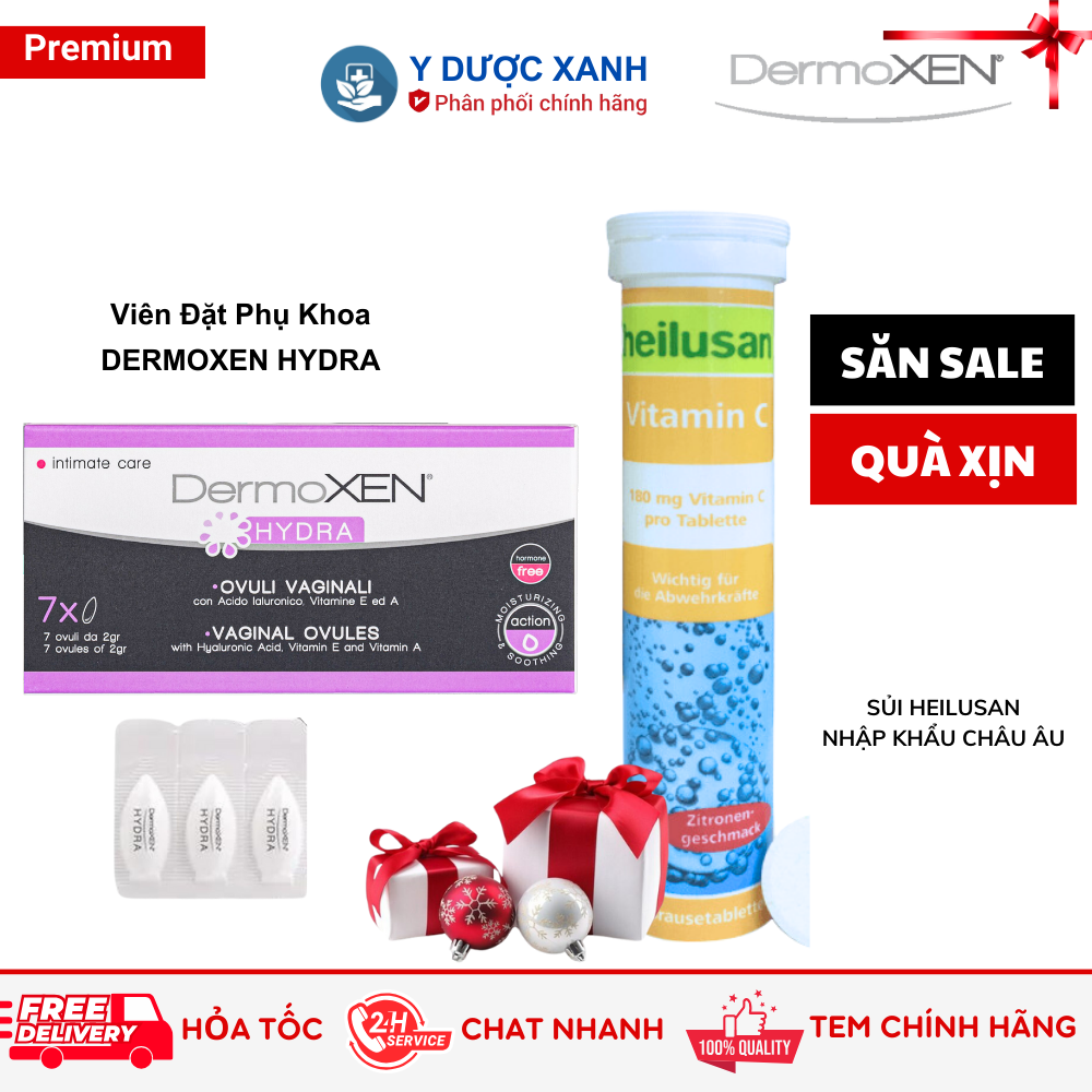 Dermoxen hydra, 7 pills, prevents dryness for women - green medicine