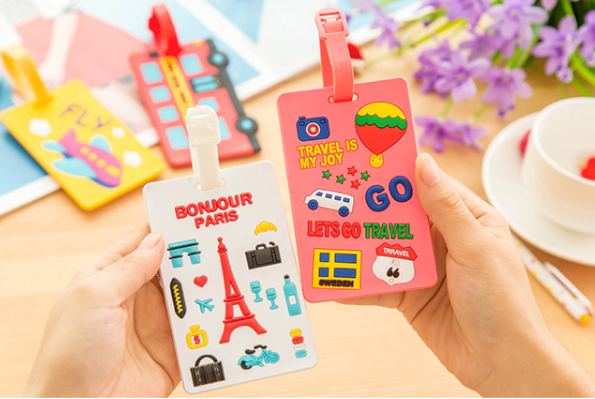 THẺ ĐEO BẢNG TÊN SILICON CHO VALI/HÀNH LÝ BIBI