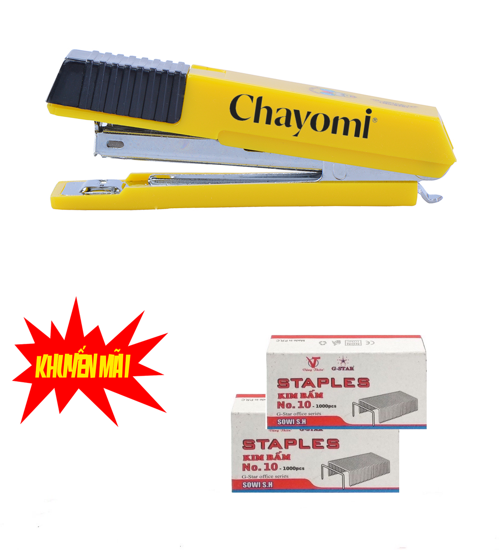 Bấm kim số 10 g-star 910 tặng 2 hộp kim bấm số 10