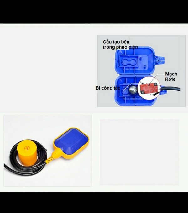 Phao Điện Bơm Nước Tự Động Dài 2 mét