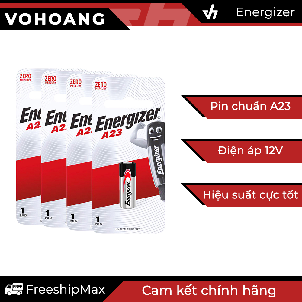 Bộ 4 pin Energizer A23 Alkaline