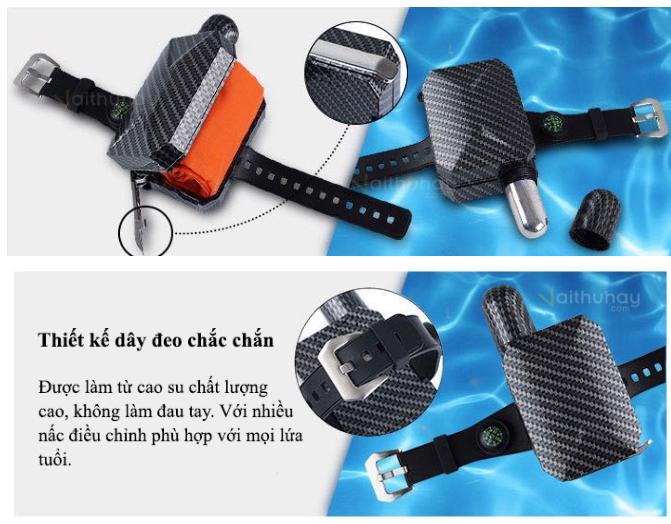 Euro Quality Phao cứu sinh khẩn cấp đeo tay Puffer Prevent Drowning