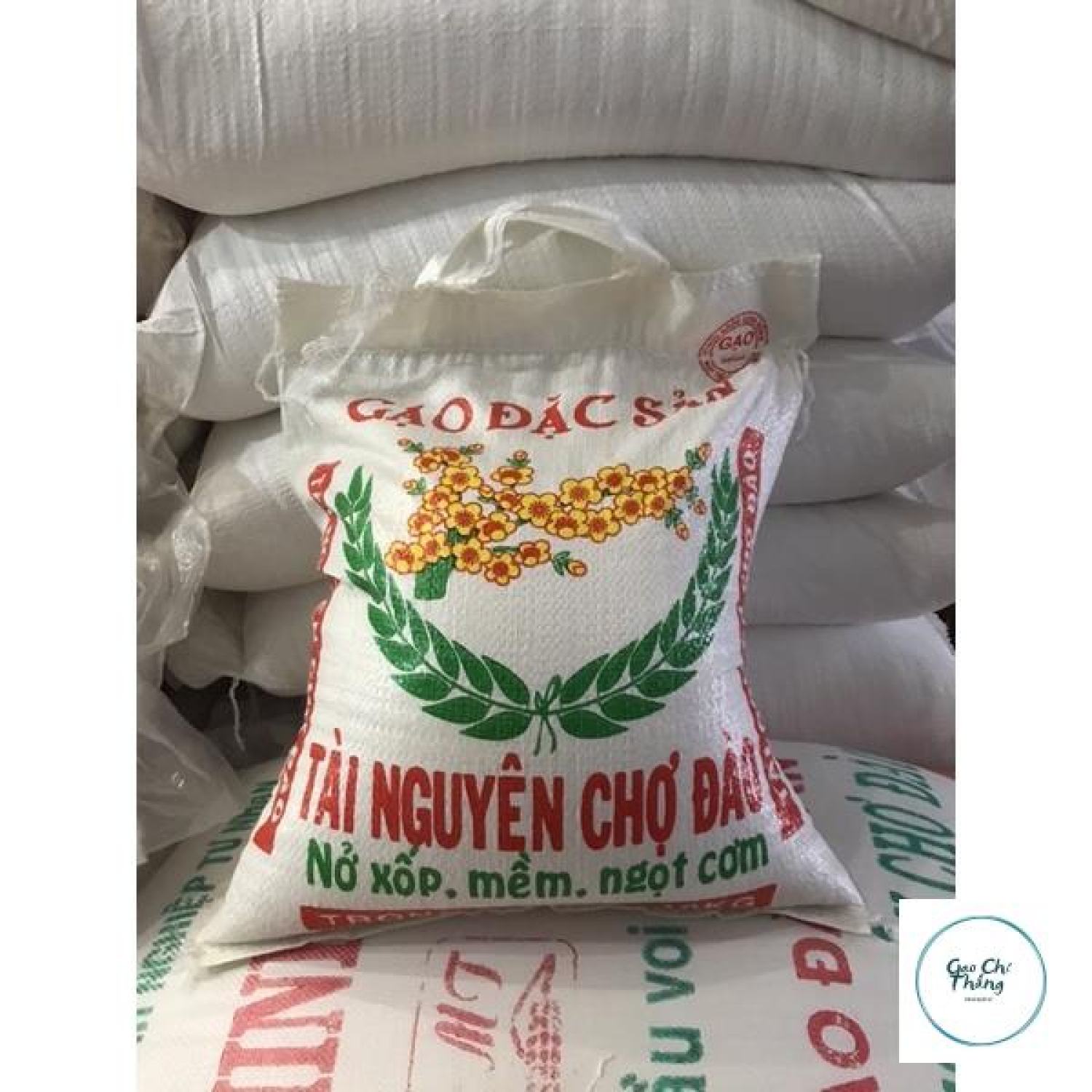 10kg gạo ài nguyên chợ đào Nở xốp mềm ngọt cơm