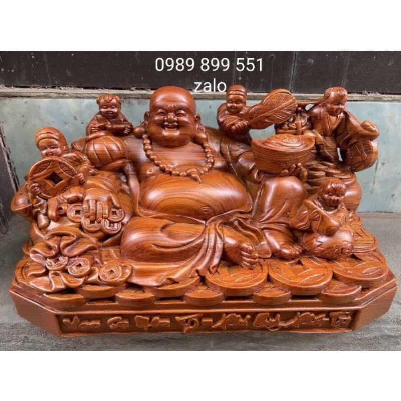 Tượng Phật di lặc ngũ phúc 40cm