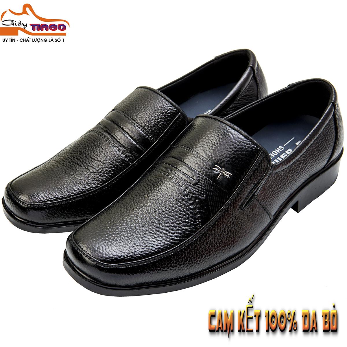 giày mọi nam da bò đế khâu