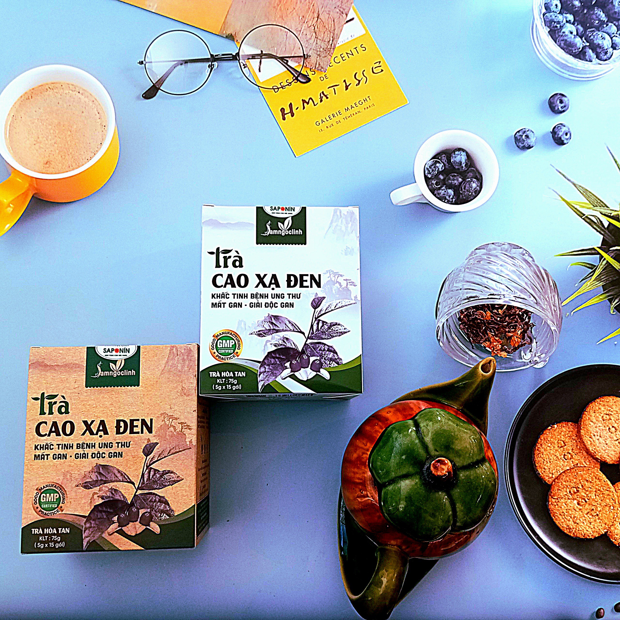 Trà Cao xạ đen - Hộp 75gram