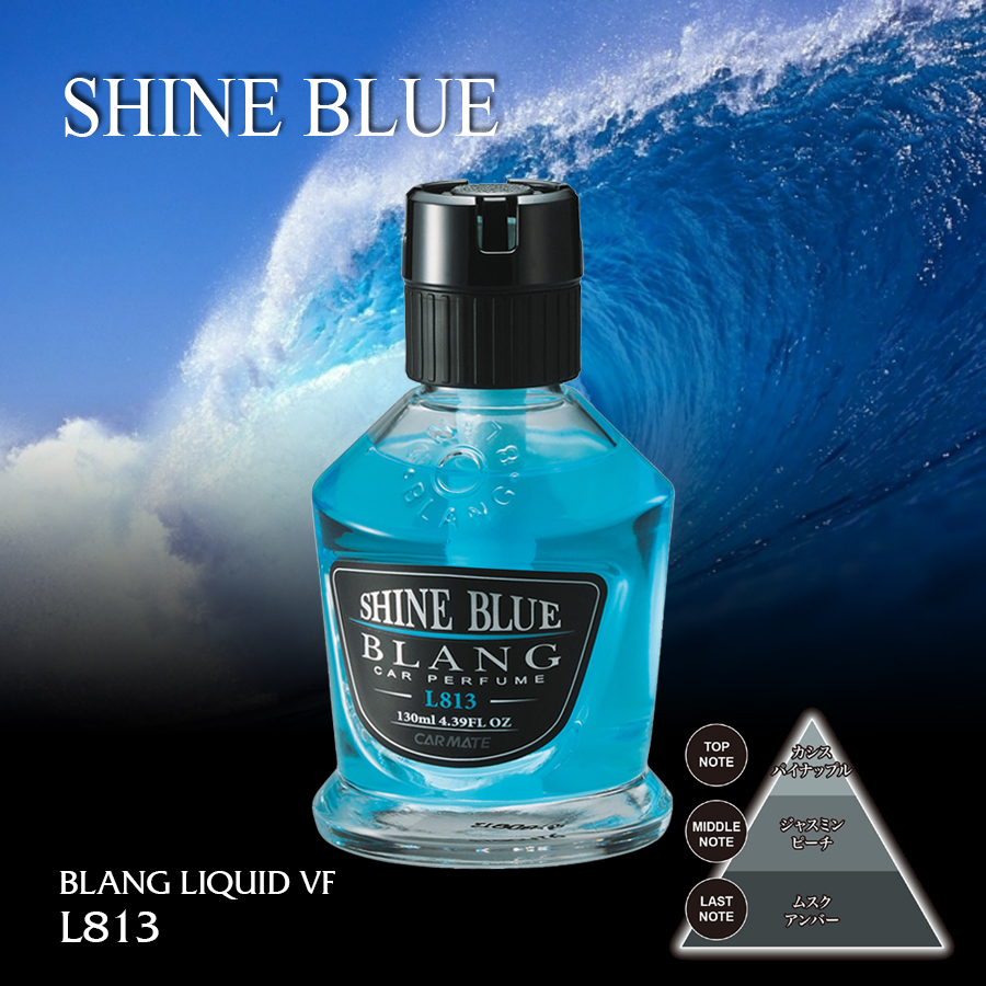 Nước hoa ô tô carmate blang liquid vf l813 shine blue 130ml