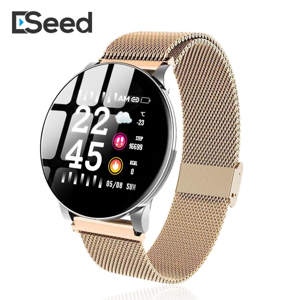ESEED Đồng hồ thông minh E3 mới, có màn hình cảm ứng chống nước IP67, pin 170mAh, bluetooth 4.0, có chức năng nhắc nhở vận động/theo dõi giấc ngủ, dùng cho Android/IOS iPhone Xiaomi Huawei, giá tốt - INTL