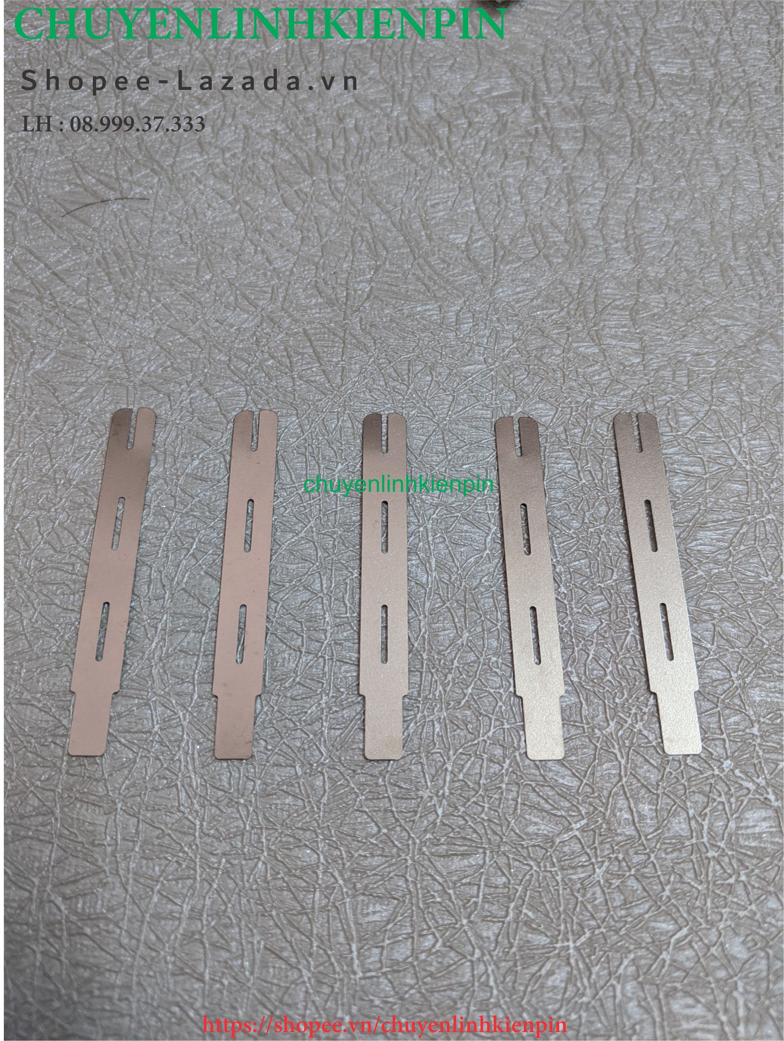 [HCM]5 Miếng Kẽm hàn cell loại 3 hàng ( BL64 22 )