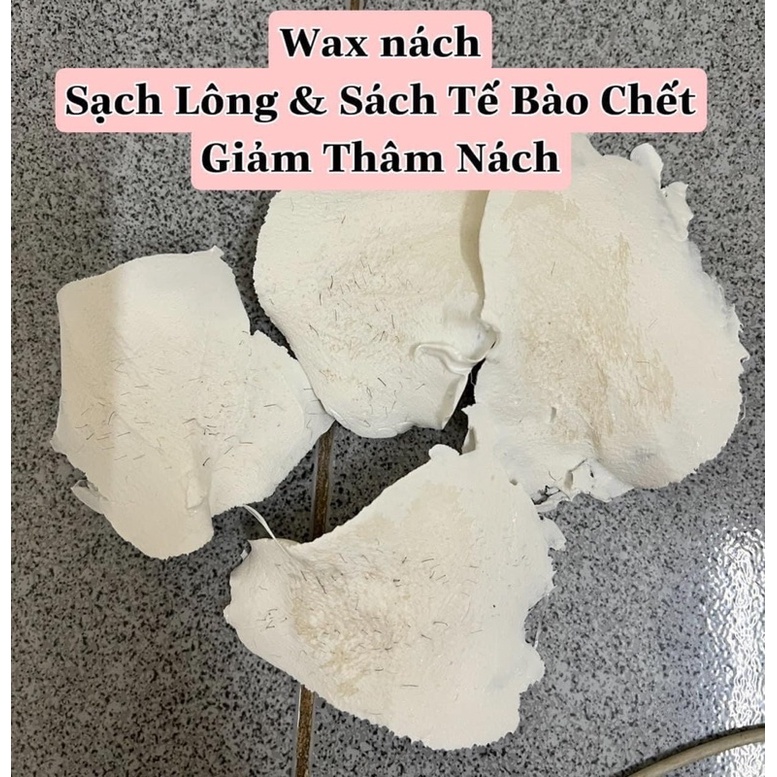 Sáp Wax Lông Honey 100% Thiên Nhiên ( Tặng 50 Tờ Giấy Và Que Wax )